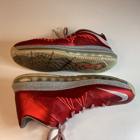 Nike Air Max Lebron James Sneakers Red Ohio State 2013 size 9.5 US main image 2